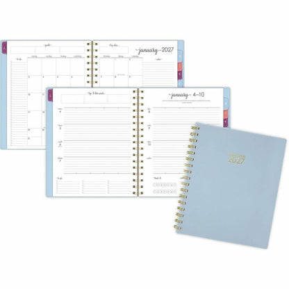 At-A-Glance Harmony Weekly/Monthly Planner - Weekly, Monthly - 13 Month - January 2027 to January 2028 - 7" x 8 3/4" She