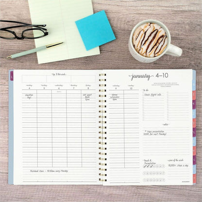 At-A-Glance Harmony Weekly/Monthly Planner - Weekly, Monthly - 13 Month - January 2027 to January 2028 - Letter - 8 1/2"