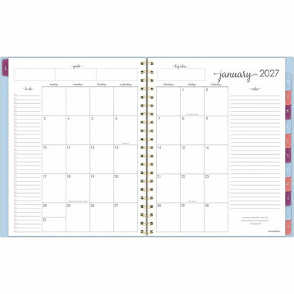 At-A-Glance Harmony Weekly/Monthly Planner - Weekly, Monthly - 13 Month - January 2027 to January 2028 - Letter - 8 1/2"