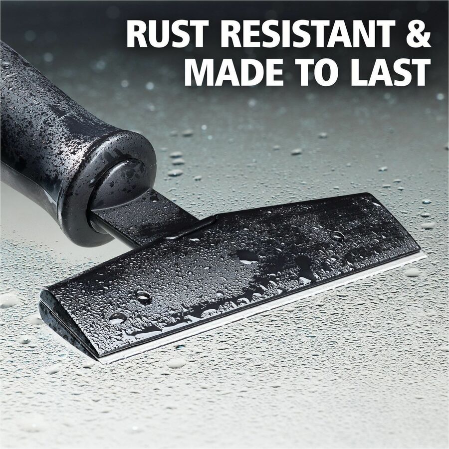 Rubbermaid Commercial Glass Scraper - 1.3" Height x 4.3" Width x 9.7" Length - Rust Resistant, Durable, Ergonomic Handle