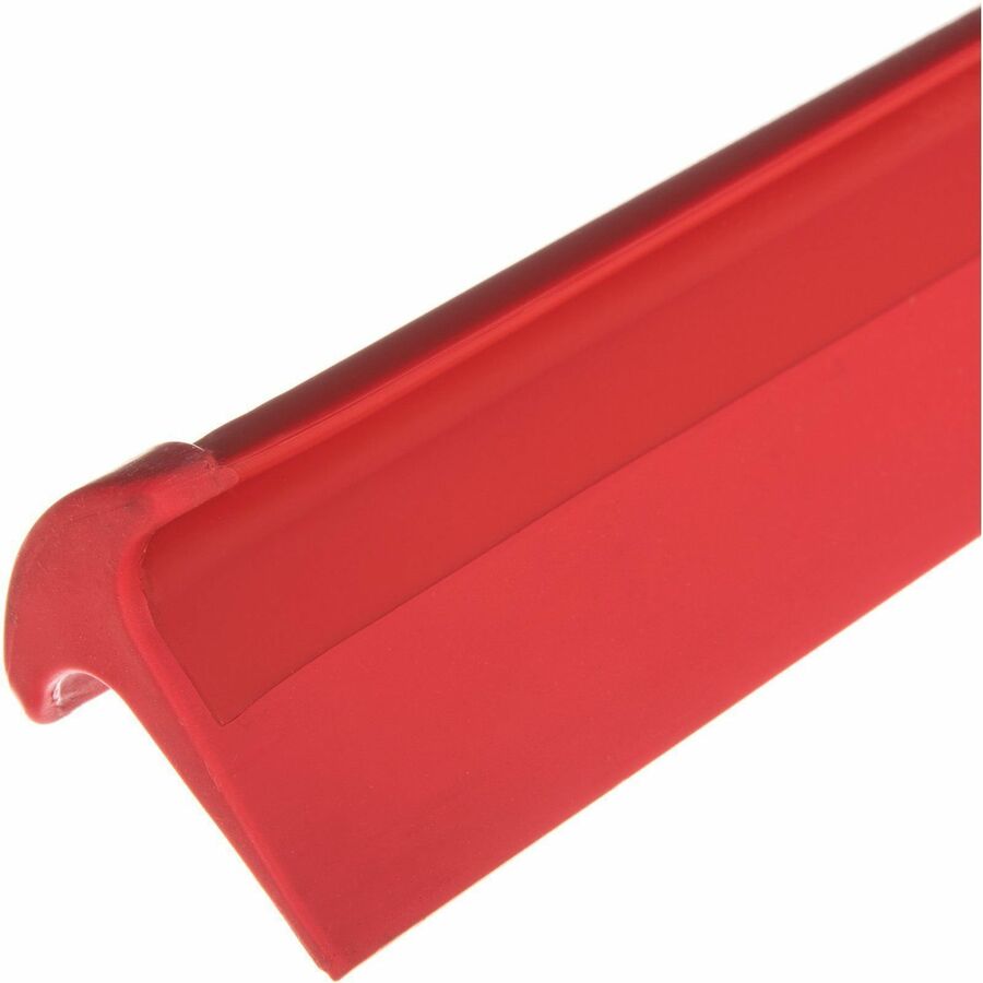 Sparta 24" Single-Blade Floor Squeegee - Rubber, Thermoplastic Rubber (TPR) Blade - 3.5" Height x 1" Width x 24" Length