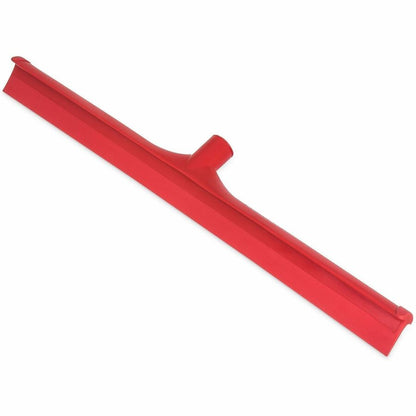Sparta 24" Single-Blade Floor Squeegee - Rubber, Thermoplastic Rubber (TPR) Blade - 3.5" Height x 1" Width x 24" Length