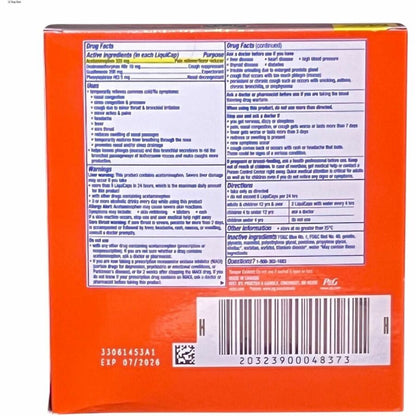 Lil' Drug Store Vicks Severe Cold & Flu Medication - For Cough, Chest Congestion, Fever, Sore Throat, Pain