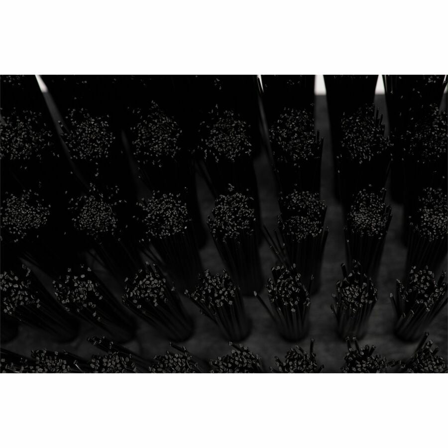 Sparta 8" Color-Coded Omni-Sweep Floor Sweep - 1.75" Polyester Bristle - 18" Overall Length - Black - 12 / Carton