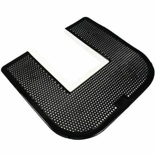 Impact Deodorizing Commode Mat - Commode, Restroom, Commercial, Floor, School, Restaurant - Black - 6 / Carton
