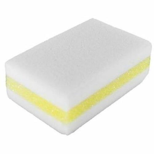 Impact Amazing Sponge - 1.8" Height x 3.5" Width x 5.8" Length - 30 / Carton - Melamine - White, Yellow