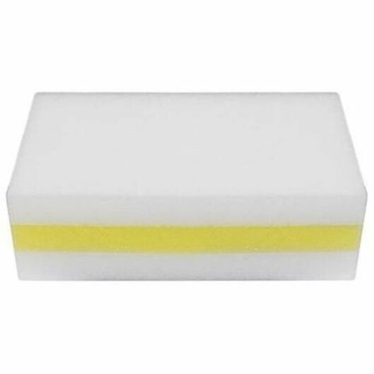 Impact Amazing Sponge - 1.8" Height x 3.5" Width x 5.8" Length - 30 / Carton - Melamine - White, Yellow