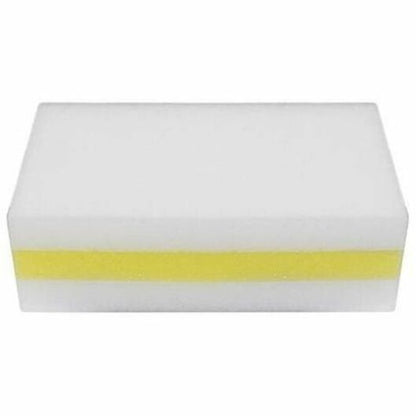 Impact Amazing Sponge - 1.8" Height x 3.5" Width x 5.8" Length - 30 / Carton - Melamine - White, Yellow