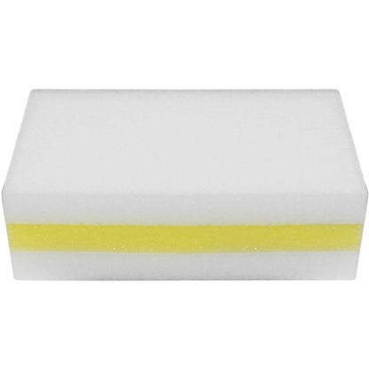 Impact Amazing Sponge - 1.8" Height x 3.5" Width x 5.8" Length - 30 / Carton - Melamine - White, Yellow