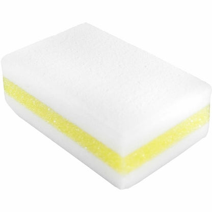 Impact Amazing Sponge - 1.8" Height x 3.5" Width x 5.8" Length - 30 / Carton - Melamine - White, Yellow