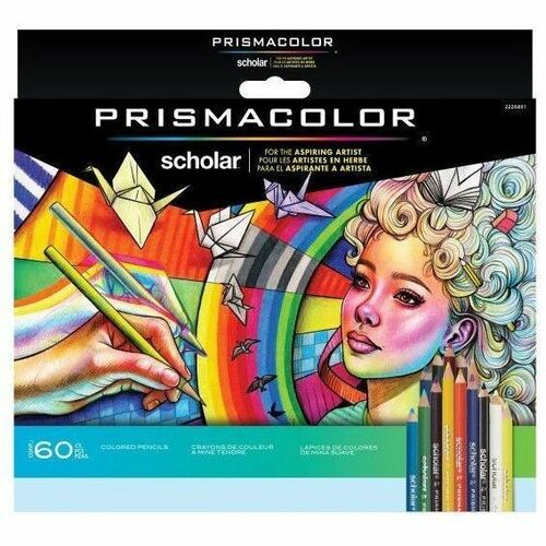 Prismacolor Scholar Coloured Pencil - Assorted Lead - 60 / Pack