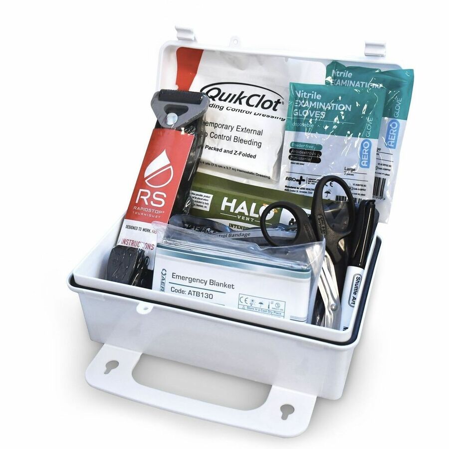 Aero RapidStop Bleed Control Kit - 11 x Piece(s) - 5.5" Height x 3" Width8.5" Length - Plastic Case - White, Red, Black 