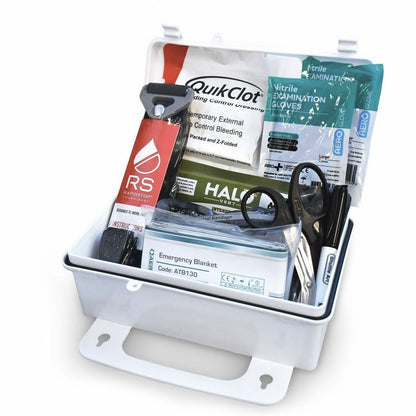 Aero RapidStop Bleed Control Kit - 10 x Piece(s) - 5.5" Height x 3" Width8.5" Length - Plastic Case - White, Black, Red 