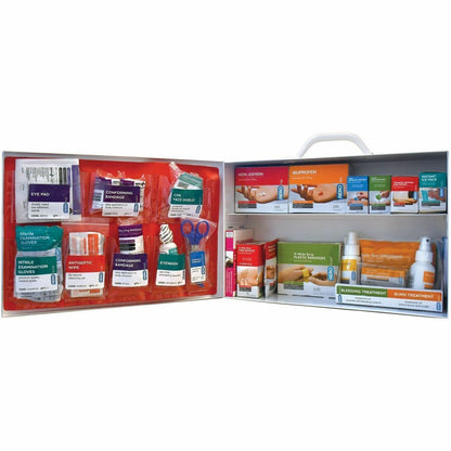Aero Surefill Metal First-Aid Cabinets - 478 x Piece(s) - 11" Height x 5" Width15" Length - Metal Case - Blue, White - 1