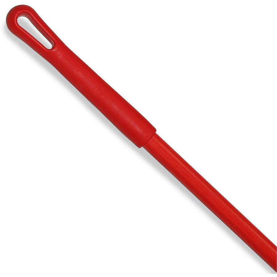 Carlisle 60" Fiberglass Broom Handle - 60" Length x 0.75" Diameter - Red - Fiberglass, Polyester