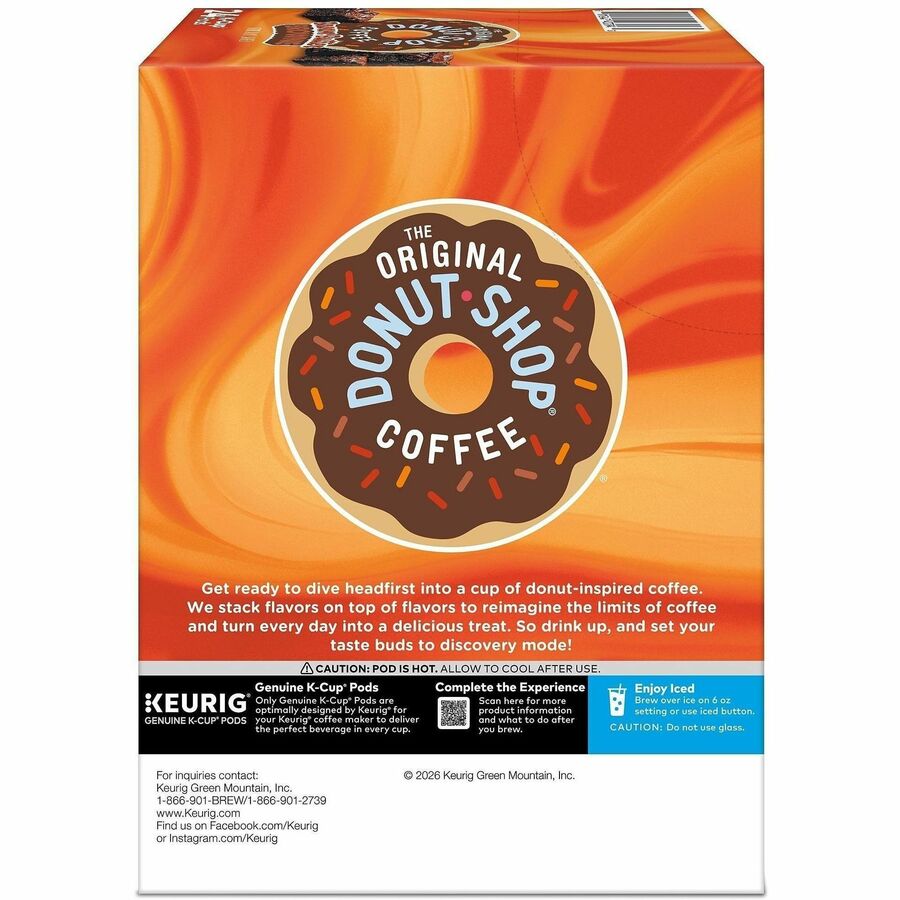 The Original Donut Shop® K-Cup Brown Butter Brownie Coffee - Compatible with Keurig Brewer - K-Cup - Brown Butter Browni