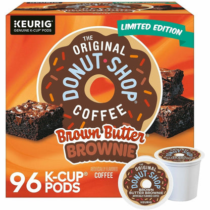 The Original Donut Shop® K-Cup Brown Butter Brownie Coffee - Compatible with Keurig Brewer - K-Cup - Brown Butter Browni