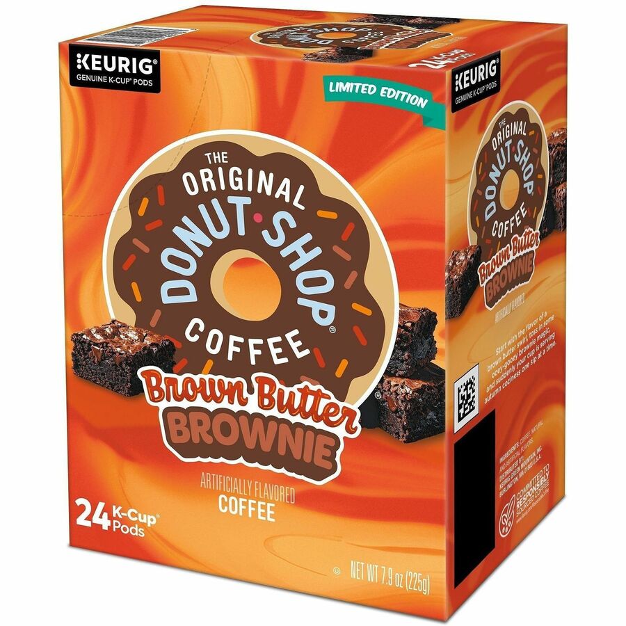 The Original Donut Shop® K-Cup Brown Butter Brownie Coffee - Compatible with Keurig Brewer - K-Cup - Brown Butter Browni