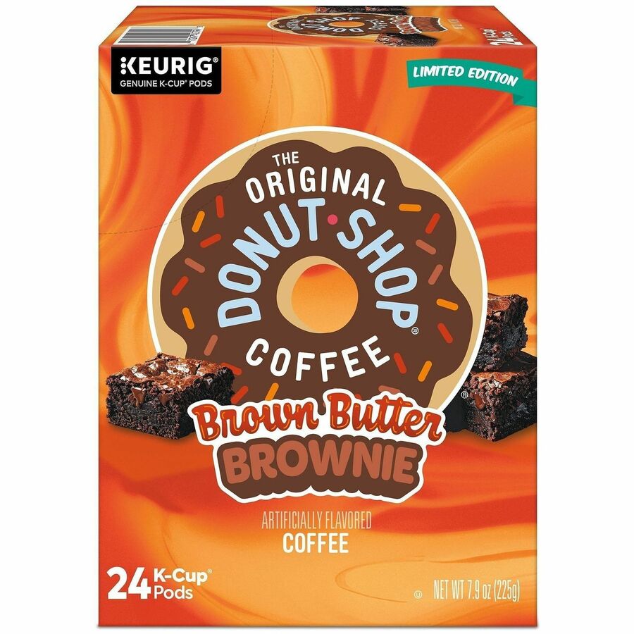 The Original Donut Shop® K-Cup Brown Butter Brownie Coffee - Compatible with Keurig Brewer - K-Cup - Brown Butter Browni