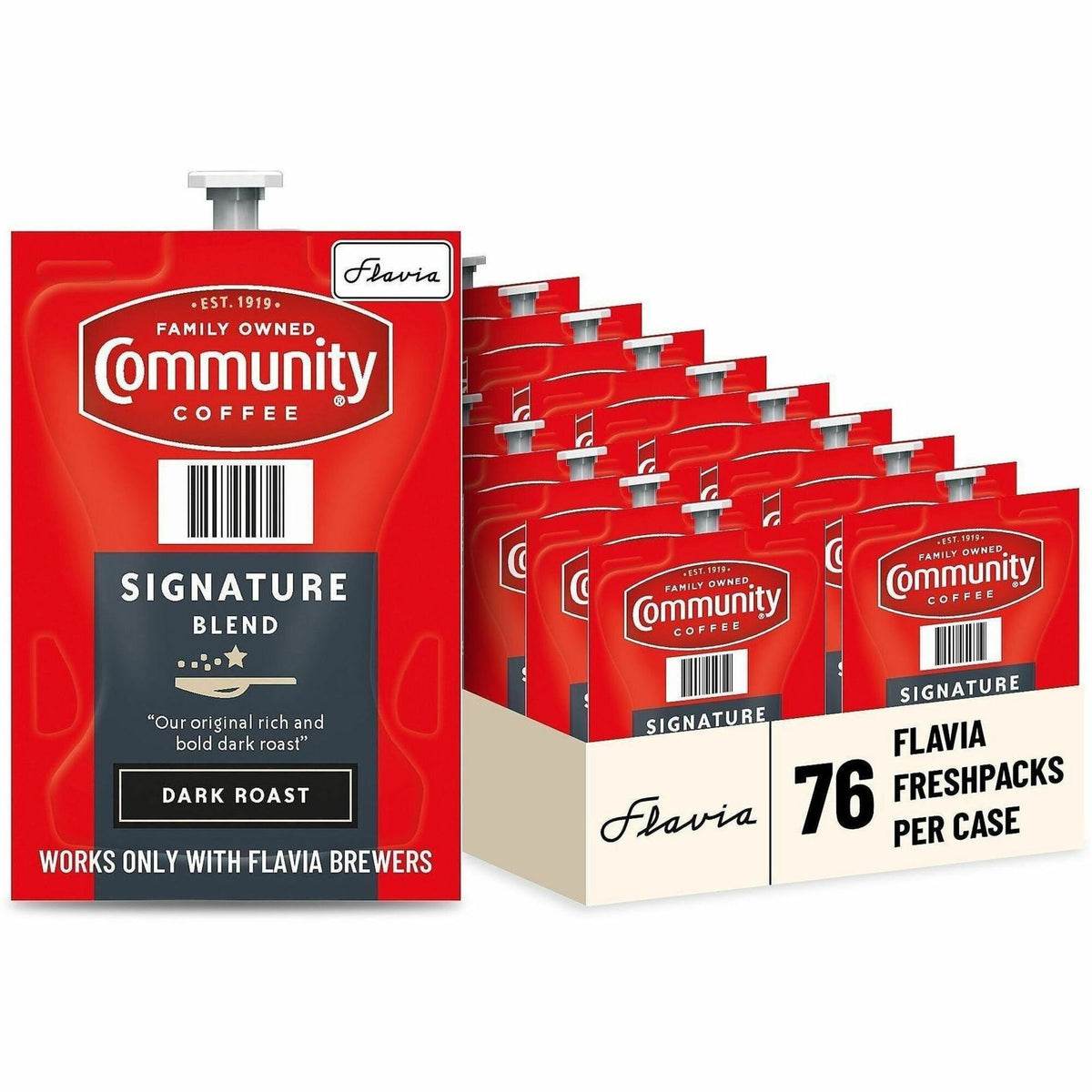 Lavazza Freshpack Community Coffee Signature Blend - Dark - Freshpack - Signature Blend