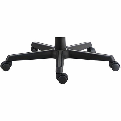 Lorell Adjustable-Arm Gaming Chair - Polyurethane, Foam - Black