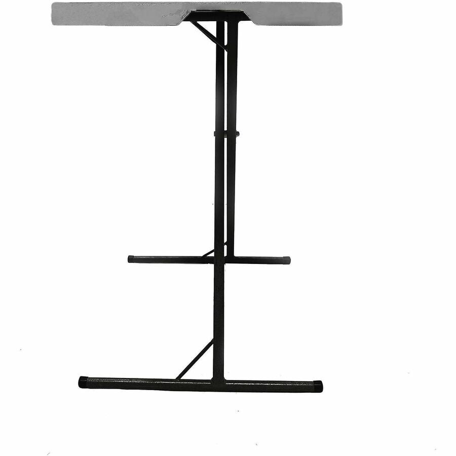 Lorell Table Tray - 150 lb Capacity - Height Adjustable - 1.50" Table Top Thickness - 26.80" Height x 26" Width x 18" De
