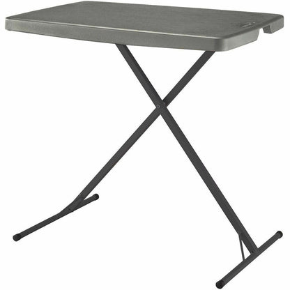 Lorell Table Tray - 150 lb Capacity - Height Adjustable - 1.50" Table Top Thickness - 26.80" Height x 26" Width x 18" De