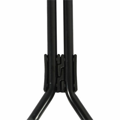 Lorell LORELL Dex Sled-Base Bistro Chair - Polyurethane Seat Material - Molded Plastic Back Material - Metal Frame Mater