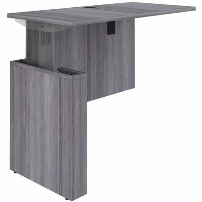 Lorell Essentials Sit-Stand Return Shells - 27.5" Height x 47.3" Width x 23.6" Depth - Material: Laminate, Wood - Finish