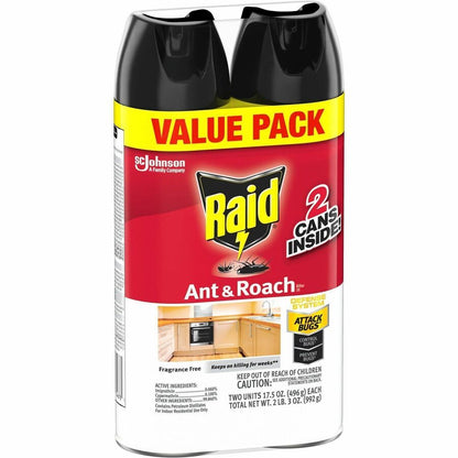 Raid Ant & Roach Killer Spray - Aerosol - 2 / Pack