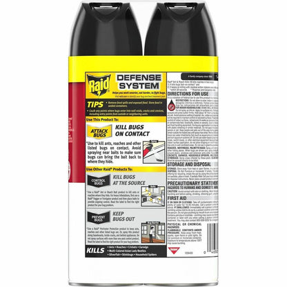 Raid Ant & Roach Killer Spray - Aerosol - 2 / Pack