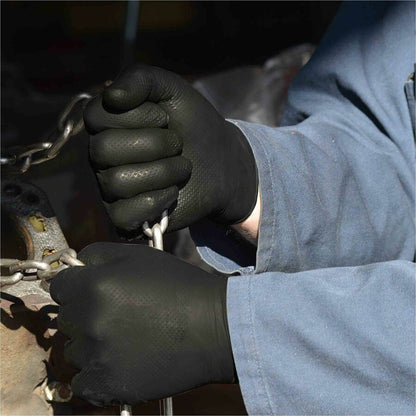 Gloveworks Powder-Free Industrial RDT Nitrile Gloves - 6 mil Thickness x 18.26" Glove Length - Liquid, Dirt, Grime Prote