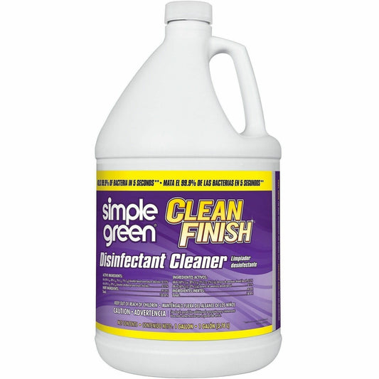 Simple Green Clean Finish Disinfectant Cleaner - For Hard Surface, Nonporous Surface - 128 fl oz (4 quart)
