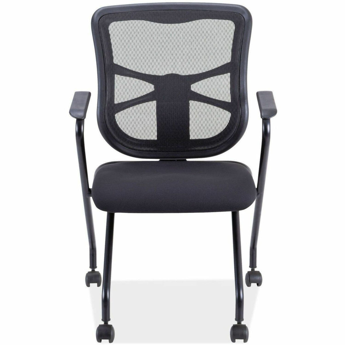 Alera Elusion Chair - Black Seat Color - Fabric Seat Material - Black Back Color - Mesh Back Material - Black Frame Colo