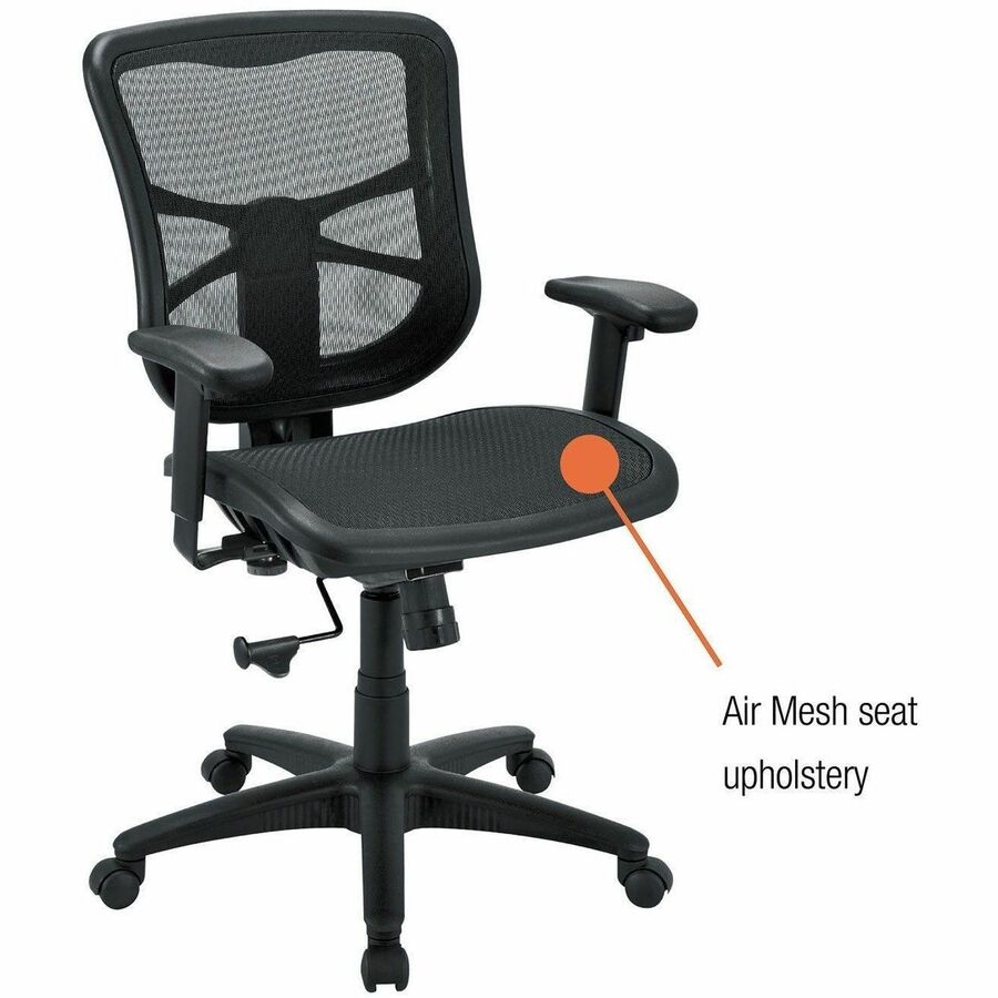 Alera Elusion Chair - Black Seat Color - Mesh Seat Material - Black Back Color - Mesh Back Material - Black Frame Color 