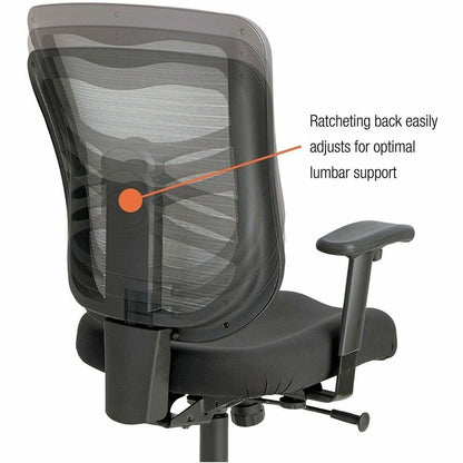Alera Elusion Chair - Black Seat Color - Mesh Seat Material - Black Back Color - Mesh Back Material - Black Frame Color 