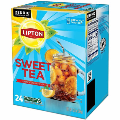 Lipton® Southern Sweet Iced Black Tea Black Iced Tea K-Cup, Pod - Compatible with Keurig Brewer - Caffeinated