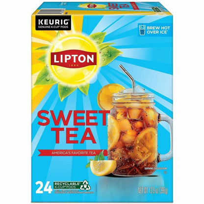 Lipton® Southern Sweet Iced Black Tea Black Iced Tea K-Cup, Pod - Compatible with Keurig Brewer - Caffeinated