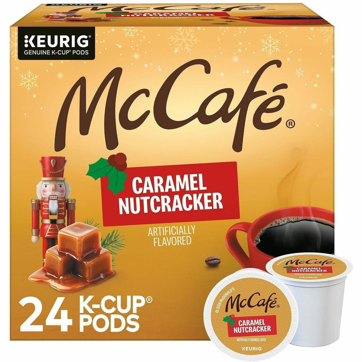 McCafe K-Cup Caramel Nutcracker - Compatible with Keurig K-Cup Brewer - K-Cup - Caramel Nutcracker
