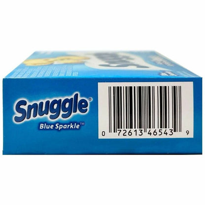 Snuggle Blue Sparkle Single-Use Dryer Sheets - For Multipurpose - Sheet - Blue Sparkle Scent - Recommended For: Lint Rem