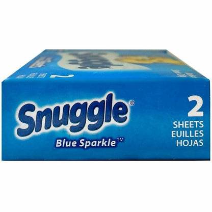 Snuggle Blue Sparkle Single-Use Dryer Sheets - For Multipurpose - Sheet - Blue Sparkle Scent - Recommended For: Lint Rem