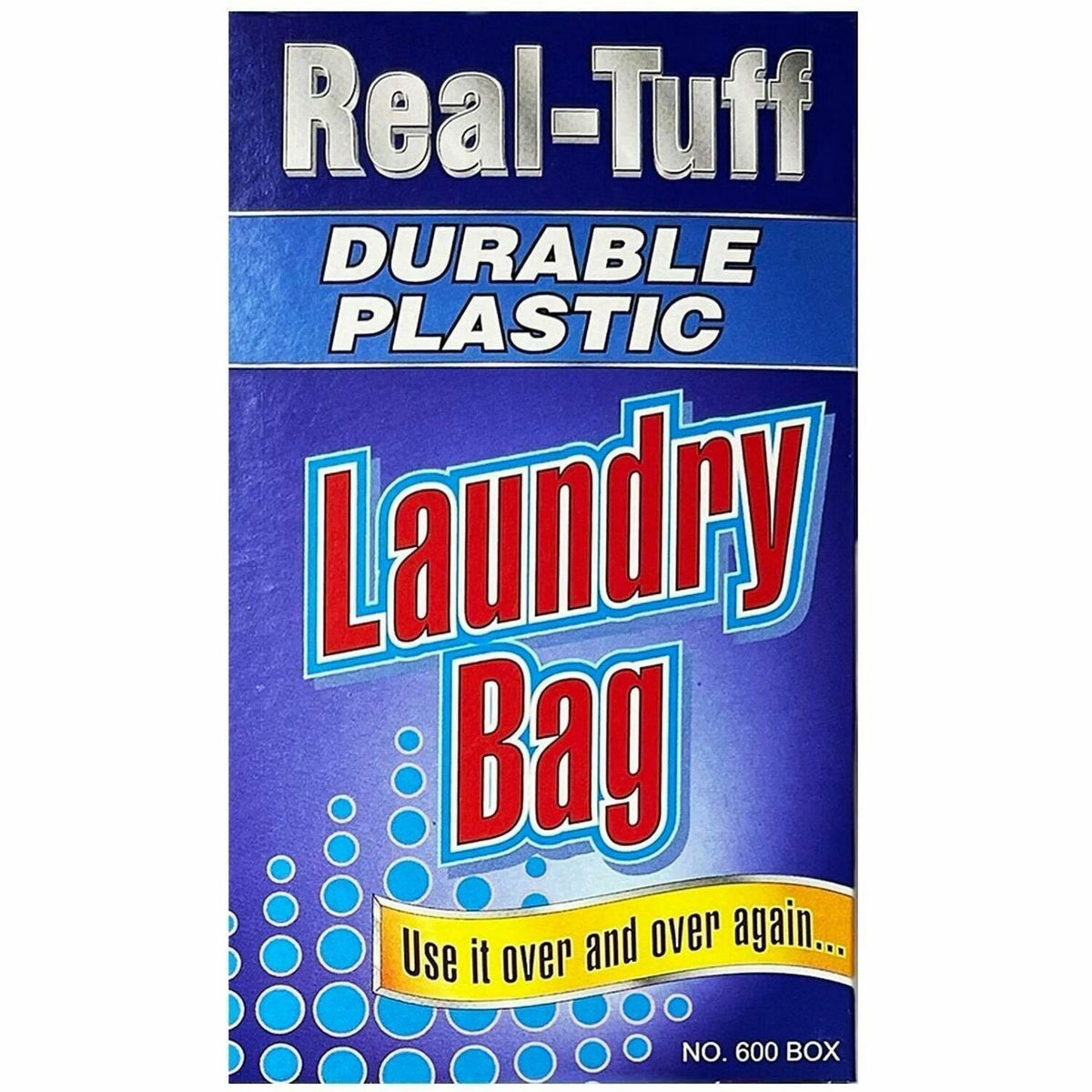 Real-Tuff #650 Vend-Box Laundry Bags - 44" Length x 27" Width - Blue - Plastic - Laundry, Multipurpose