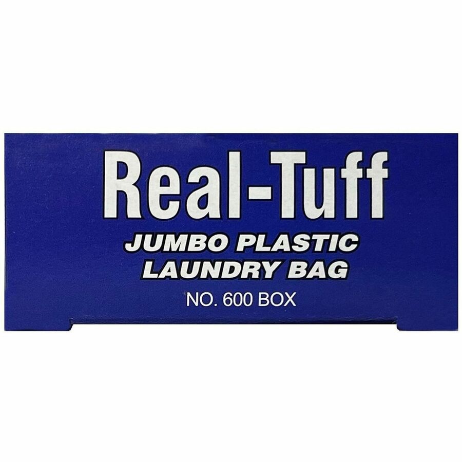 Real-Tuff #650 Vend-Box Laundry Bags - 44" Length x 27" Width - Blue - Plastic - Laundry, Multipurpose