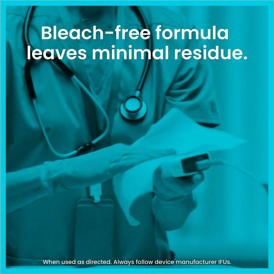 Clorox Healthcare Hyperoxi Disinfecting Wipes - For Healthcare, Medical Equipment, Stainless Steel, Office, Multi Surfac