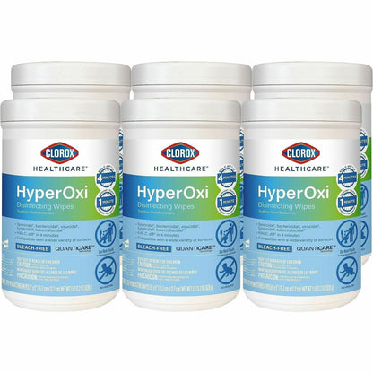 Clorox Healthcare Hyperoxi Disinfecting Wipes - For Healthcare, Medical Equipment, Stainless Steel, Office, Multi Surfac