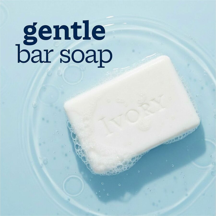 Ivory Bar Soap - Original Scent - 4 oz - Dirt Remover - Skin - White - Paraben-free, Phthalate-free
