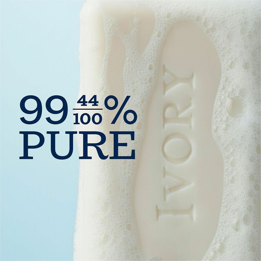 Ivory Bar Soap - Original Scent - 4 oz - Dirt Remover - Skin - White - Paraben-free, Phthalate-free