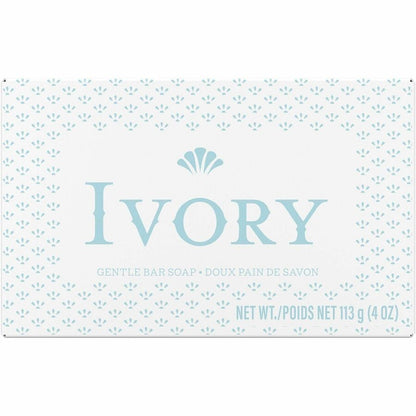 Ivory Bar Soap - Original Scent - 4 oz - Dirt Remover - Skin - White - Paraben-free, Phthalate-free