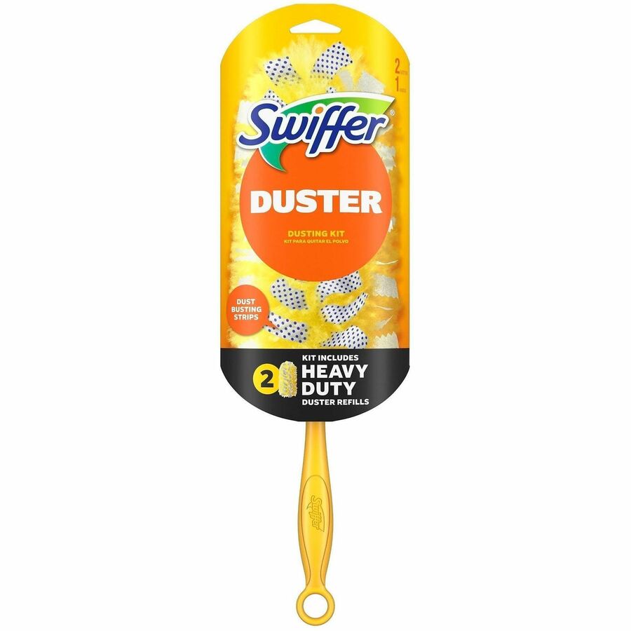 Swiffer Heavy-Duty Dust Kit - Fiber Bristle - Yellow