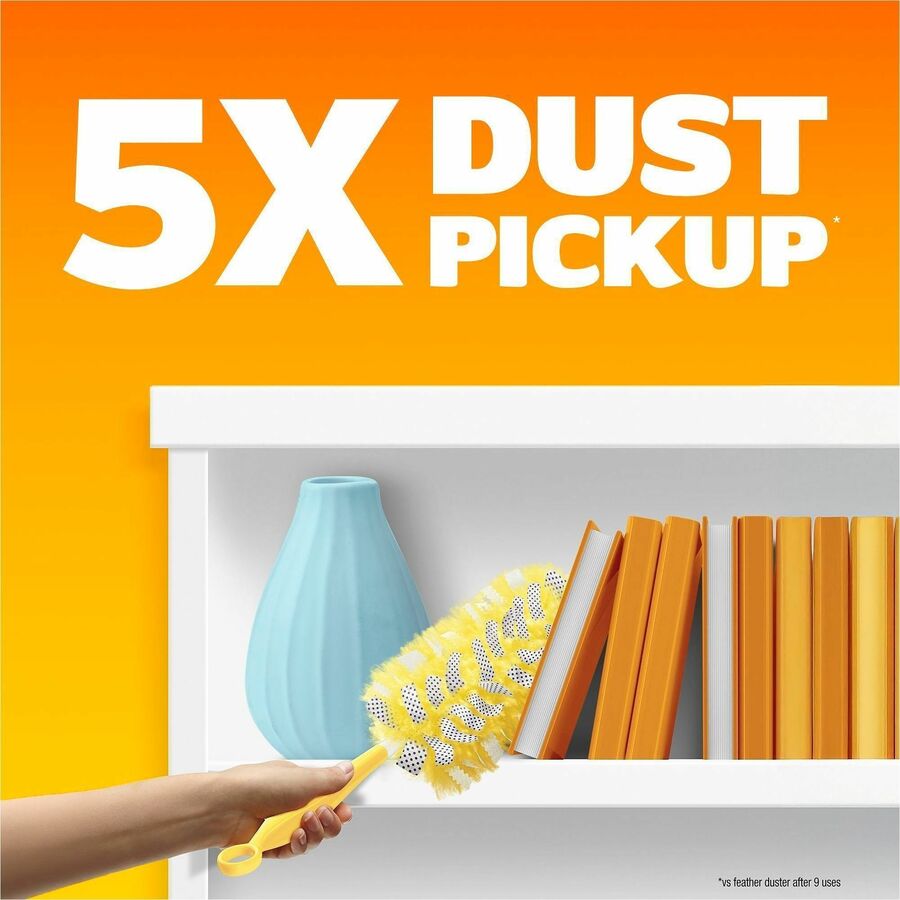 Swiffer Heavy-Duty Dust Kit - Fiber Bristle - Yellow
